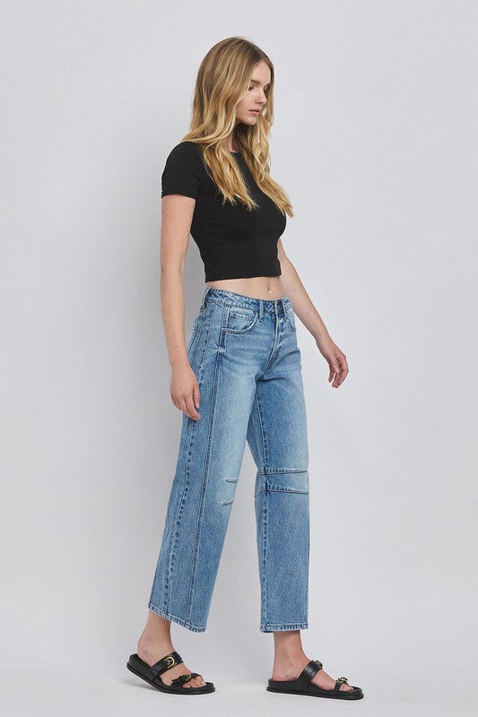 Jessa HR Barrel Jeans
