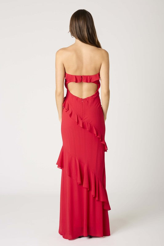 Cherrylichous Strappless Maxi