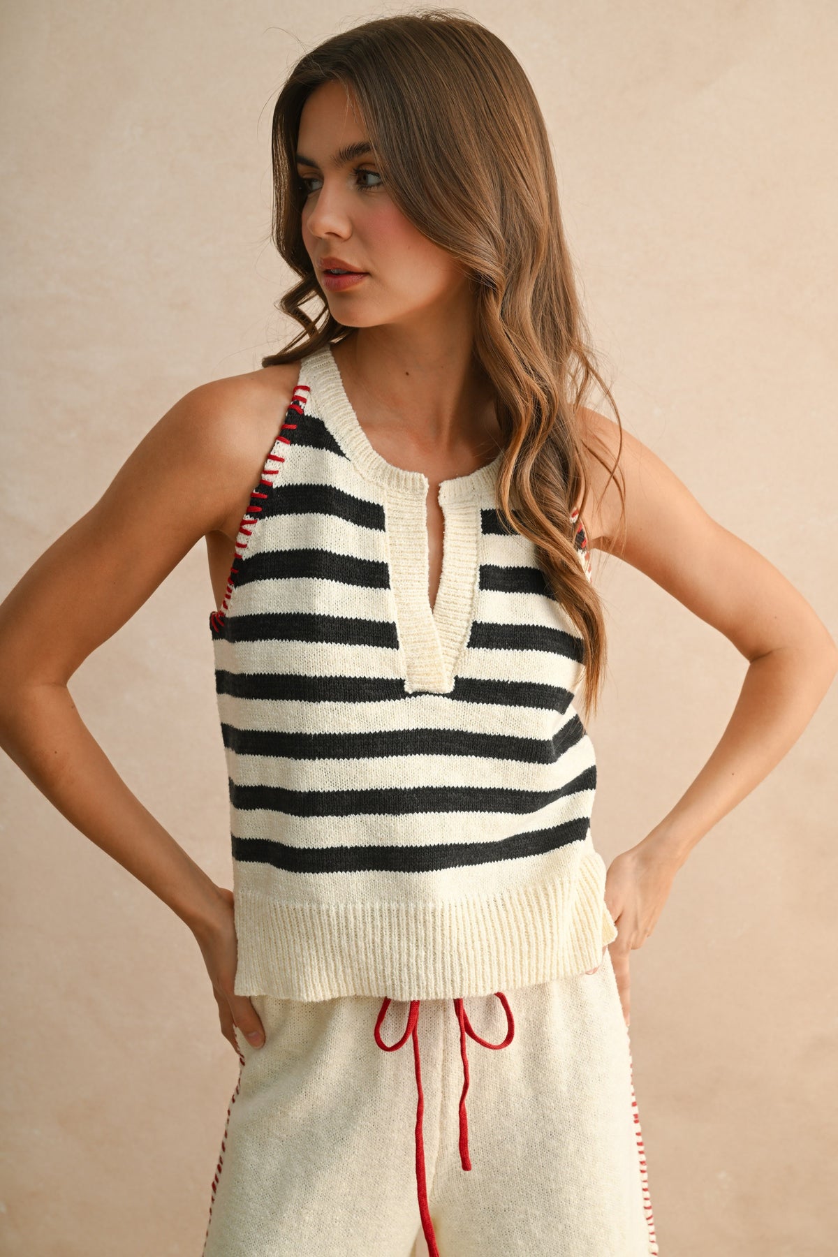 Stitch Knit Top