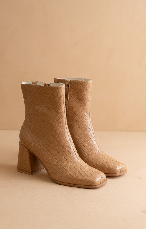 Demi Woven Block Boot