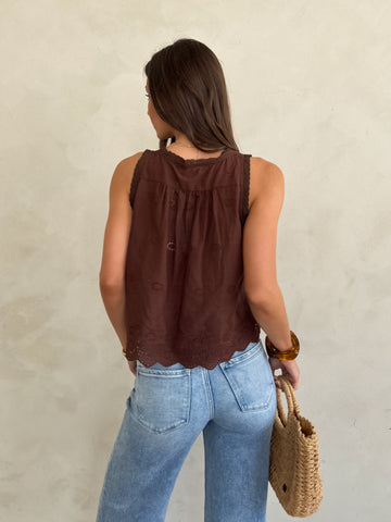 Brookie Eyelet Tank