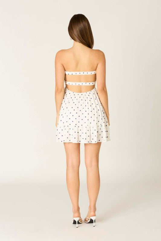 Kitten Strapless Romper
