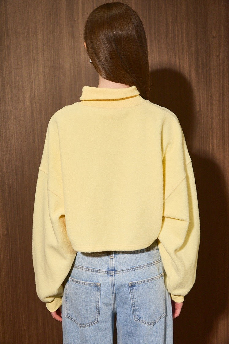 Bubble Crop Sweatshirt