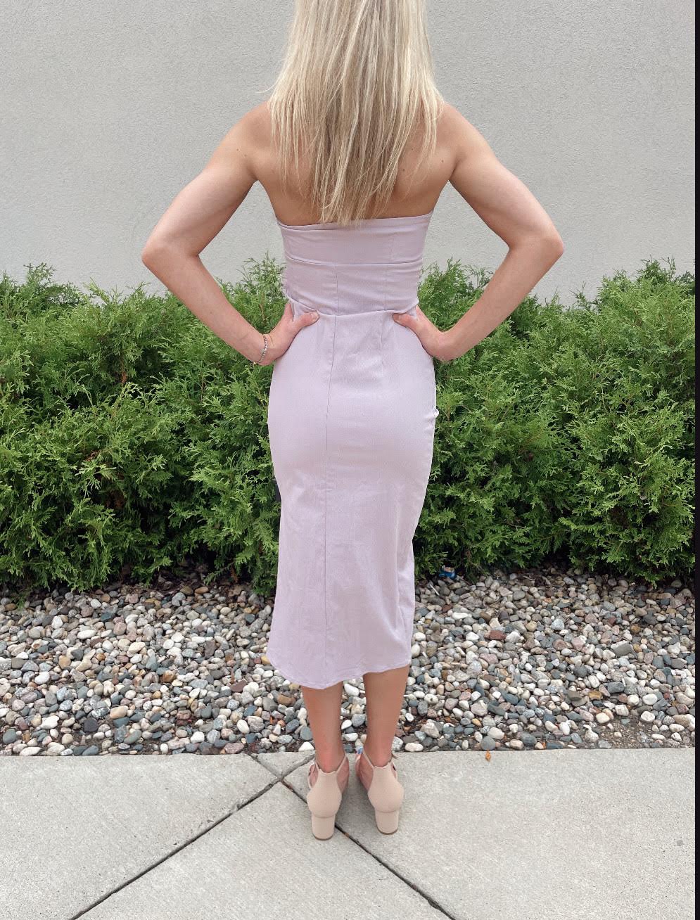 Naomi Strapless Dress