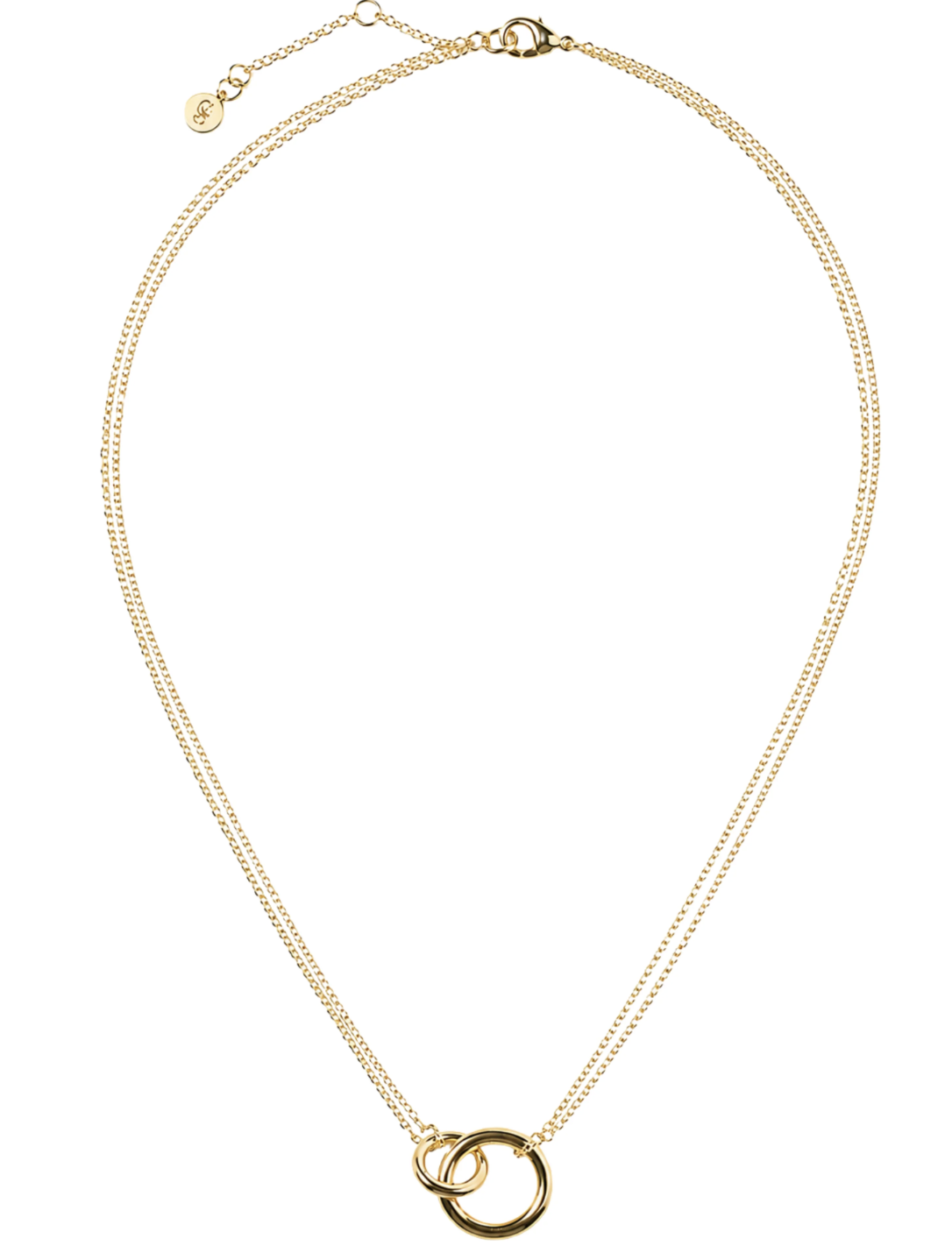 Blythe Interlocking Circle Necklace