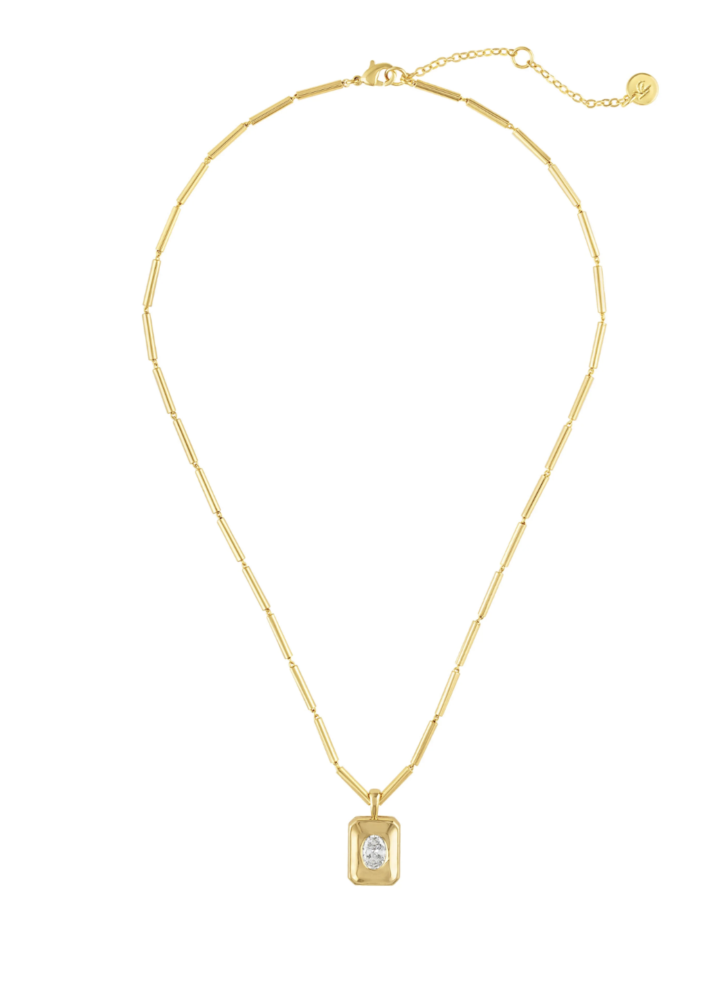 Meghan Bezel Pendant Necklace
