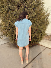 Napa Denim Mini Dress