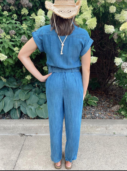 Elise Denim Jumpsuit