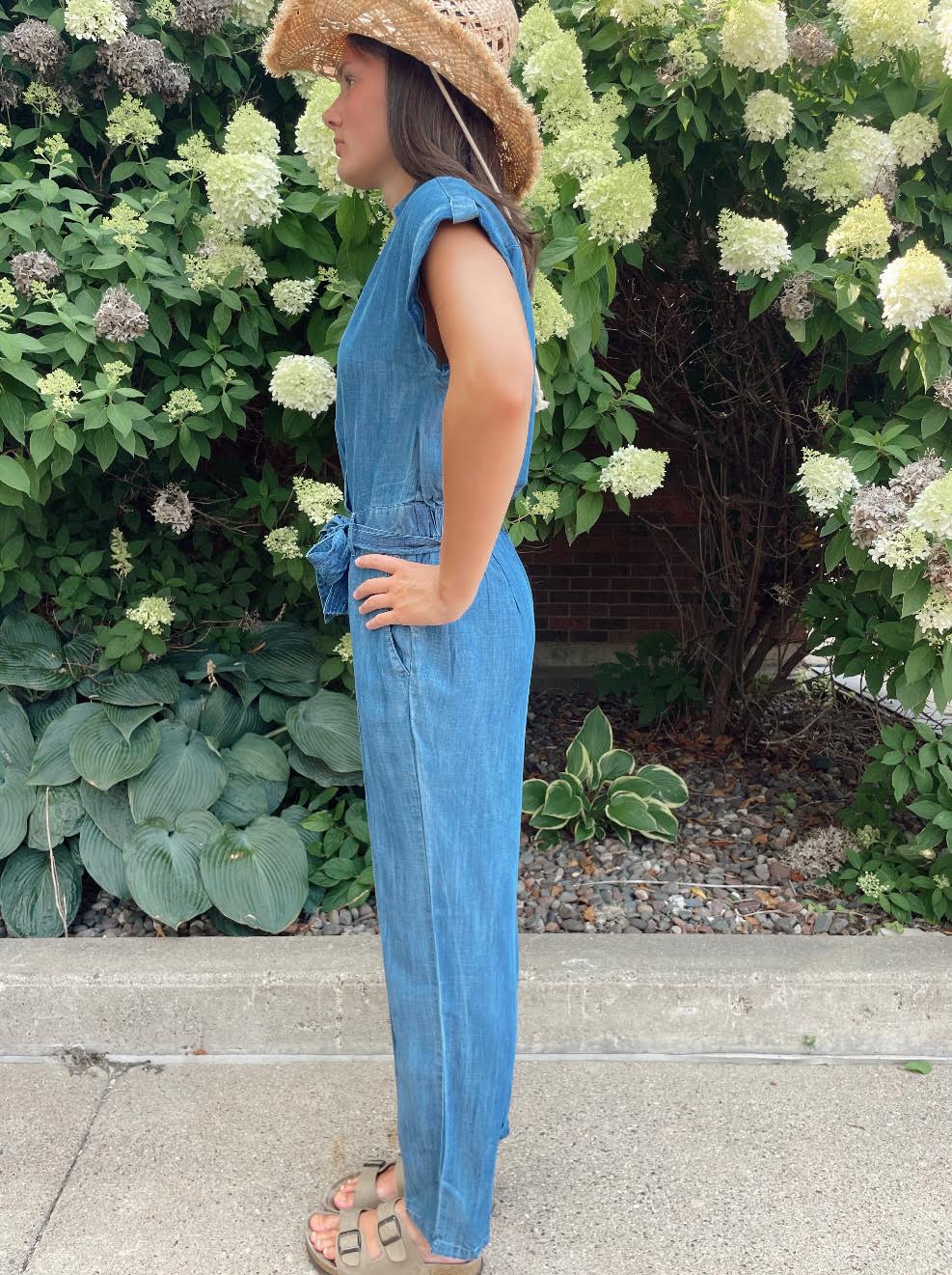 Elise Denim Jumpsuit