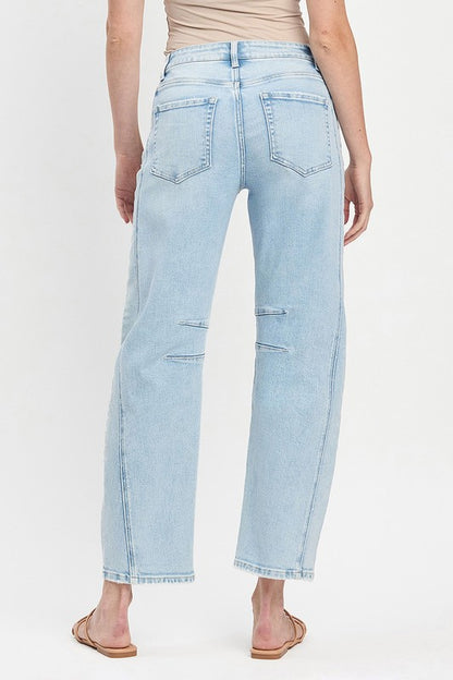 Loris HR Barrel Denim