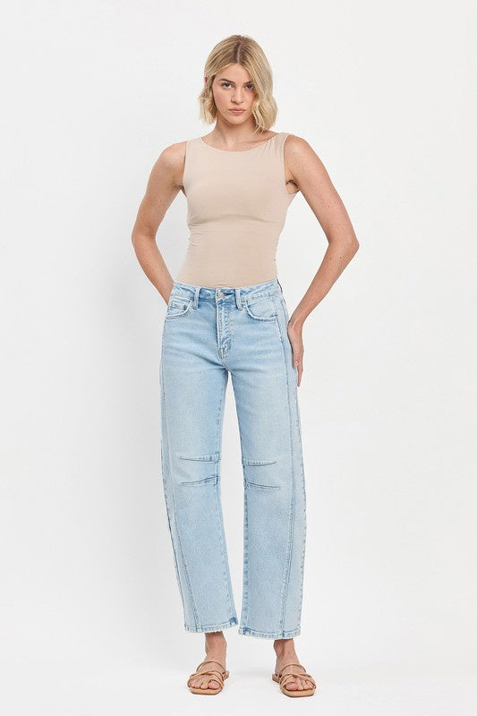 Loris HR Barrel Denim