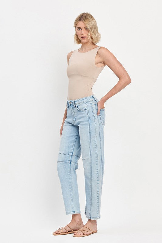 Loris HR Barrel Denim