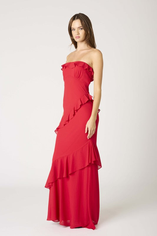 Cherrylichous Strappless Maxi