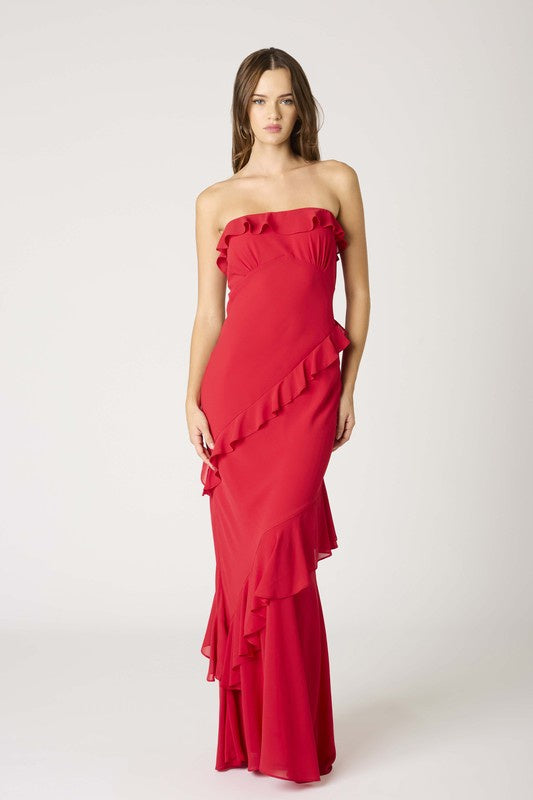 Cherrylichous Strappless Maxi