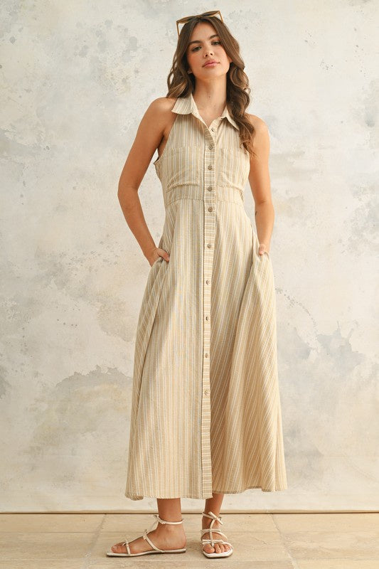 Ranee Striped Dress