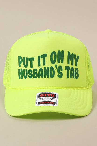 Husband's Trucker Hat