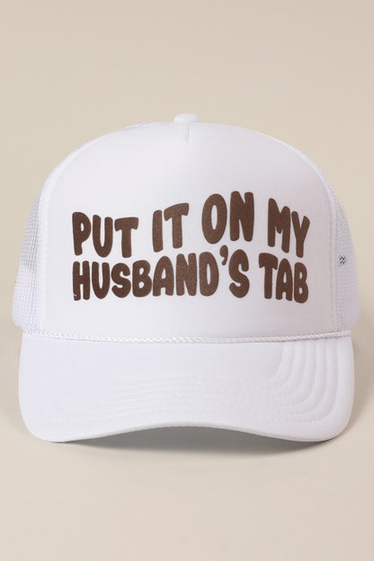 Husband's Trucker Hat