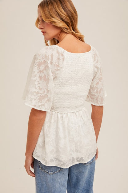 Sevia Peplum Top