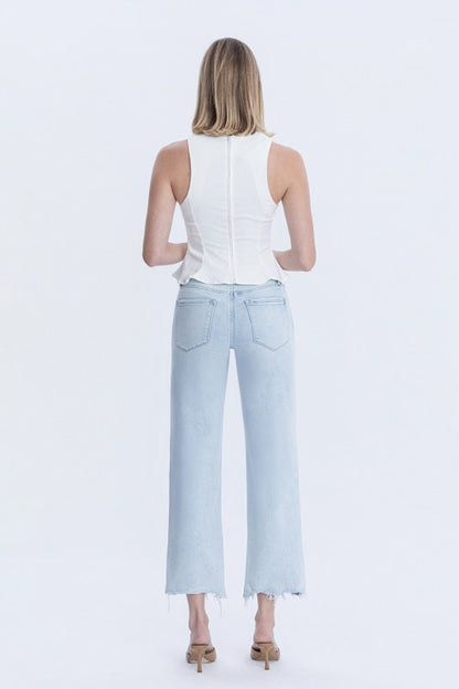 Lena High Rise Slim Wide