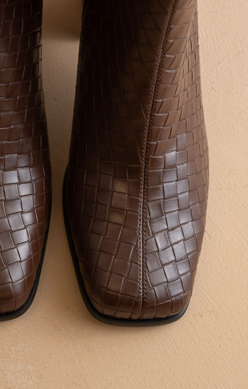Demi Woven Block Boot