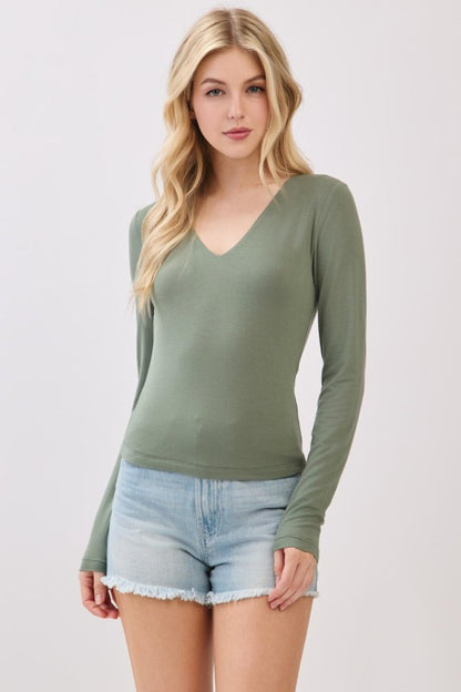 Emilie V-Neck Top