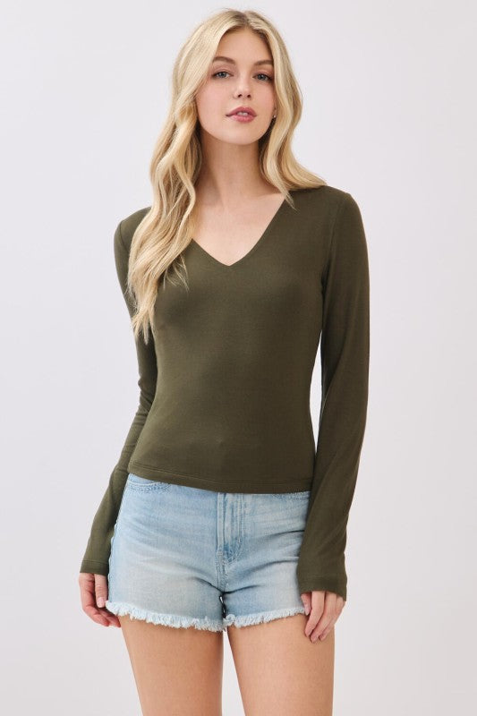 Emilie V-Neck Top