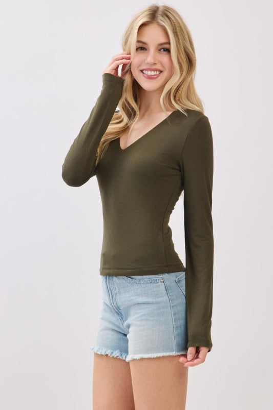 Emilie V-Neck Top