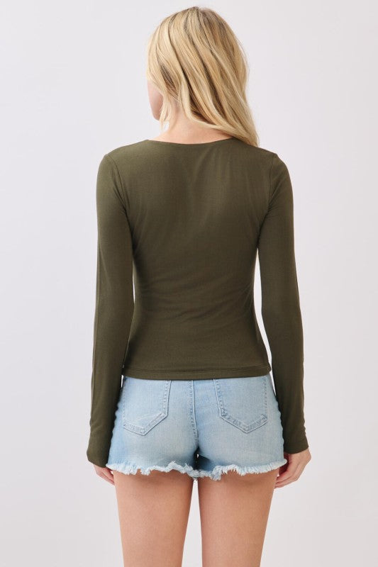 Emilie V-Neck Top