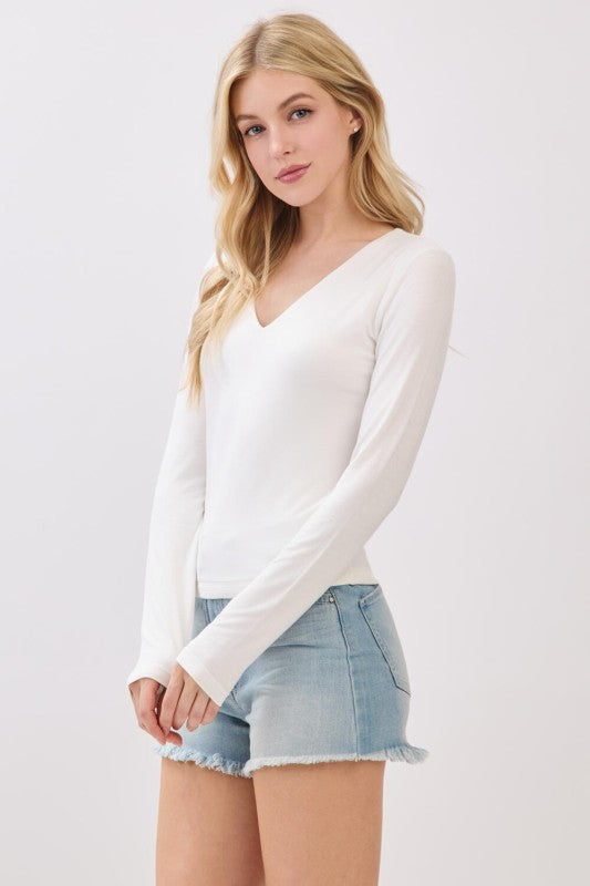 Emilie V-Neck Top