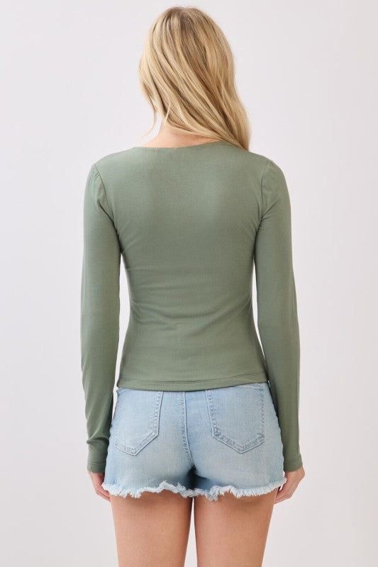 Emilie V-Neck Top