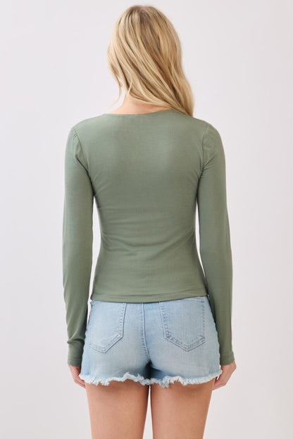 Emilie V-Neck Top