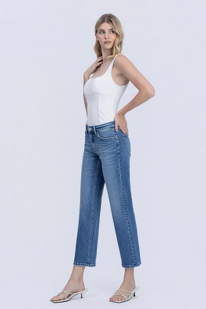 Kinder MR Ankle Straight Denim