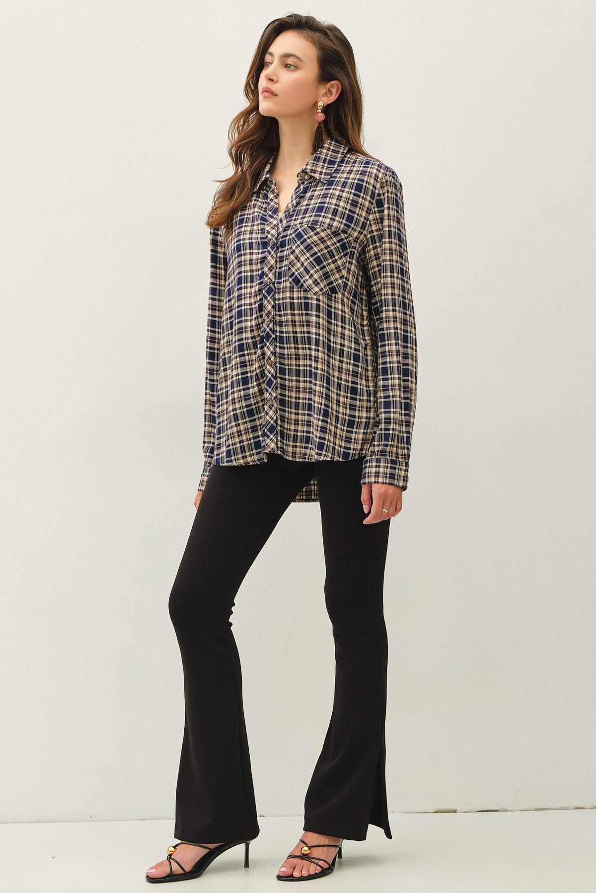 Fallen Flannel Top