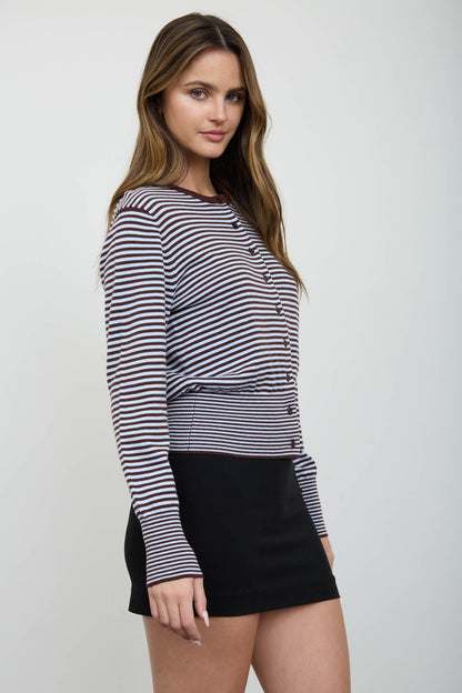 Harvey Button Cardi