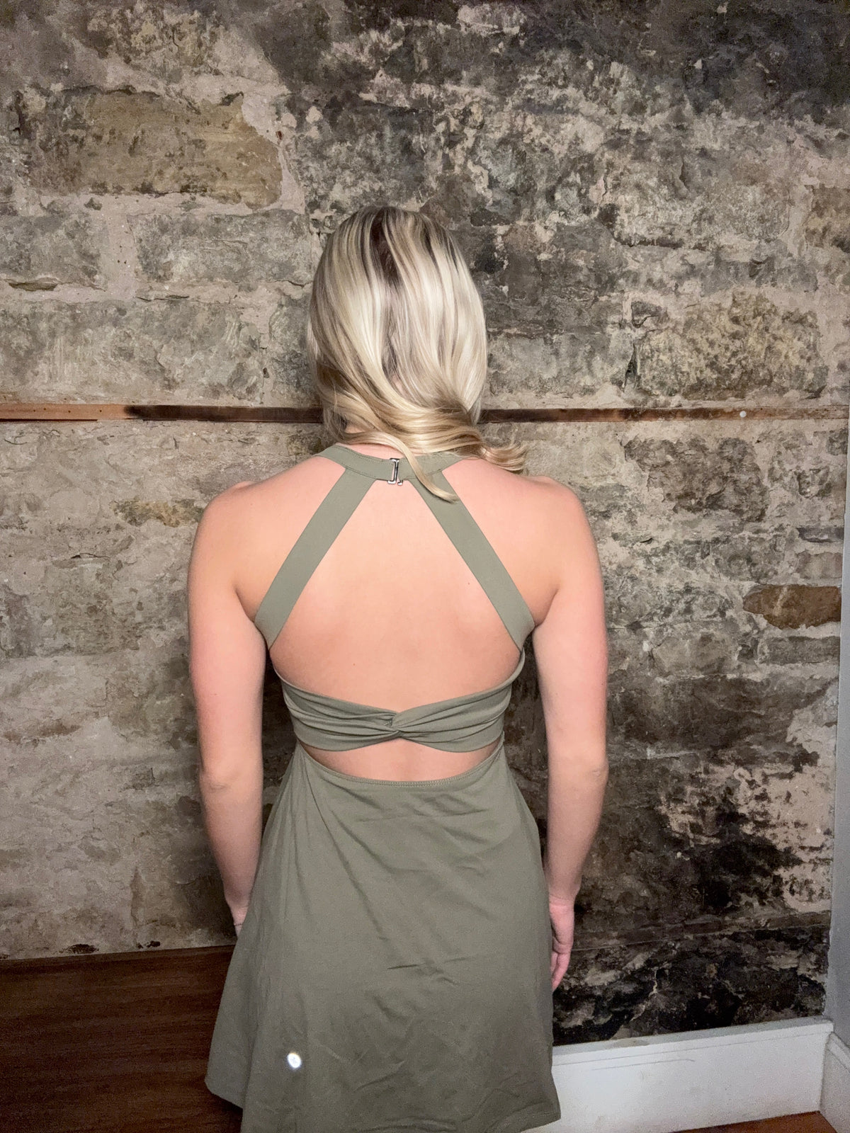 Backless Twisted Active Dress