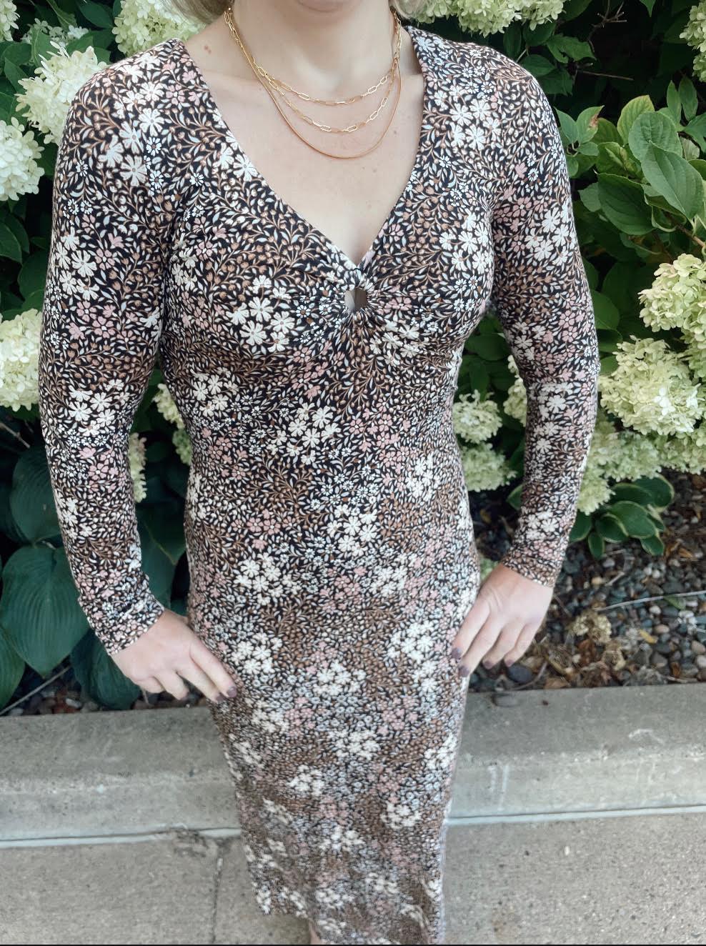 Exhale Floral Dress