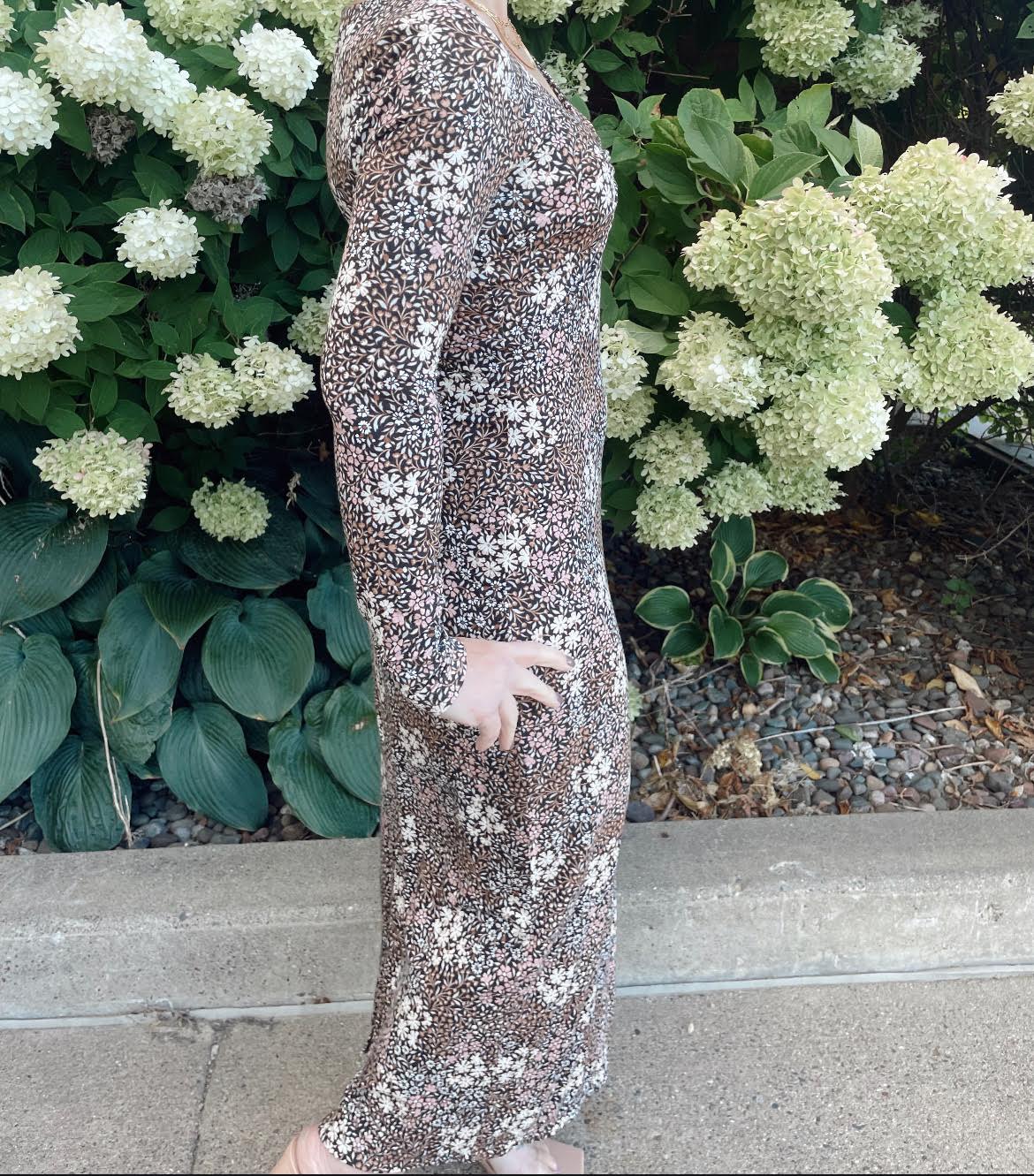 Exhale Floral Dress