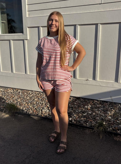 Festive Stripe Shorts