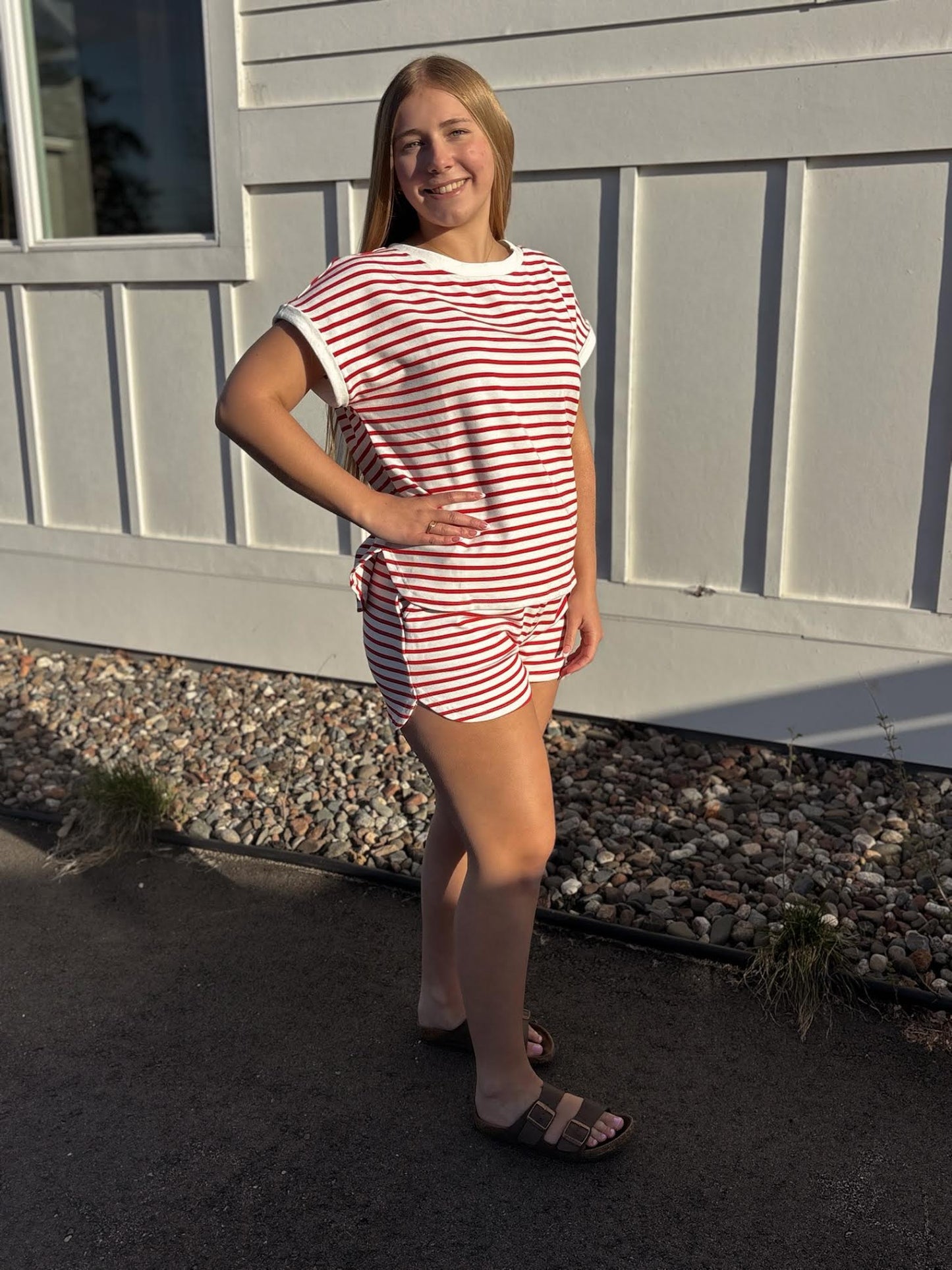 Festive Stripe Shorts