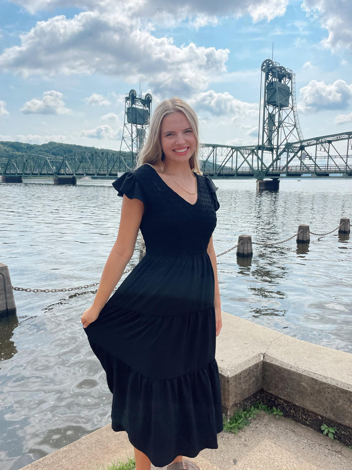 Fiona Smocked Maxi