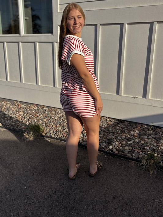 Festive Stripe Shorts