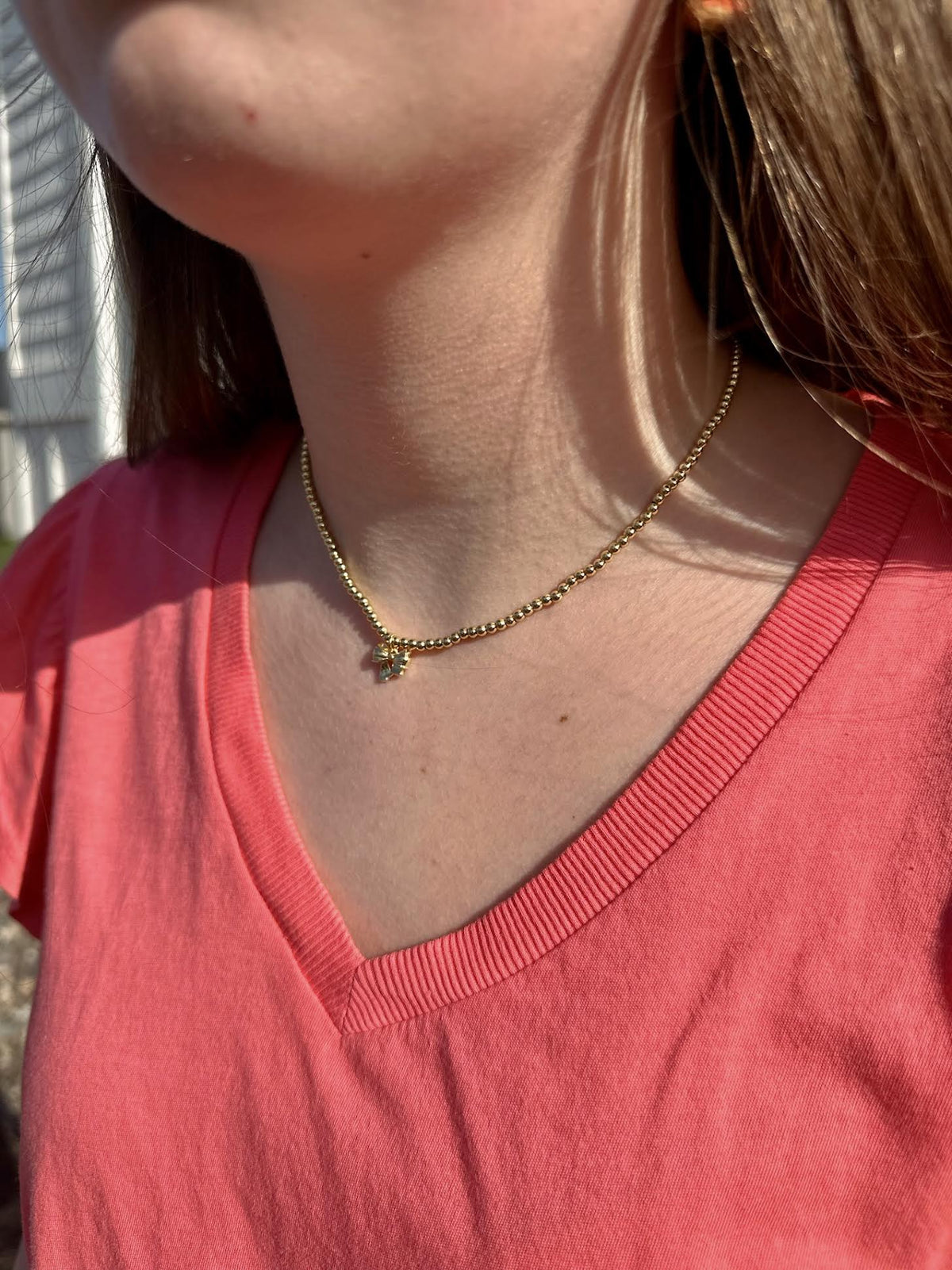 Rosie Bow Necklace