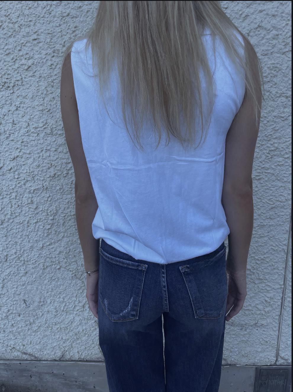 Adley Bubble Hem Tank