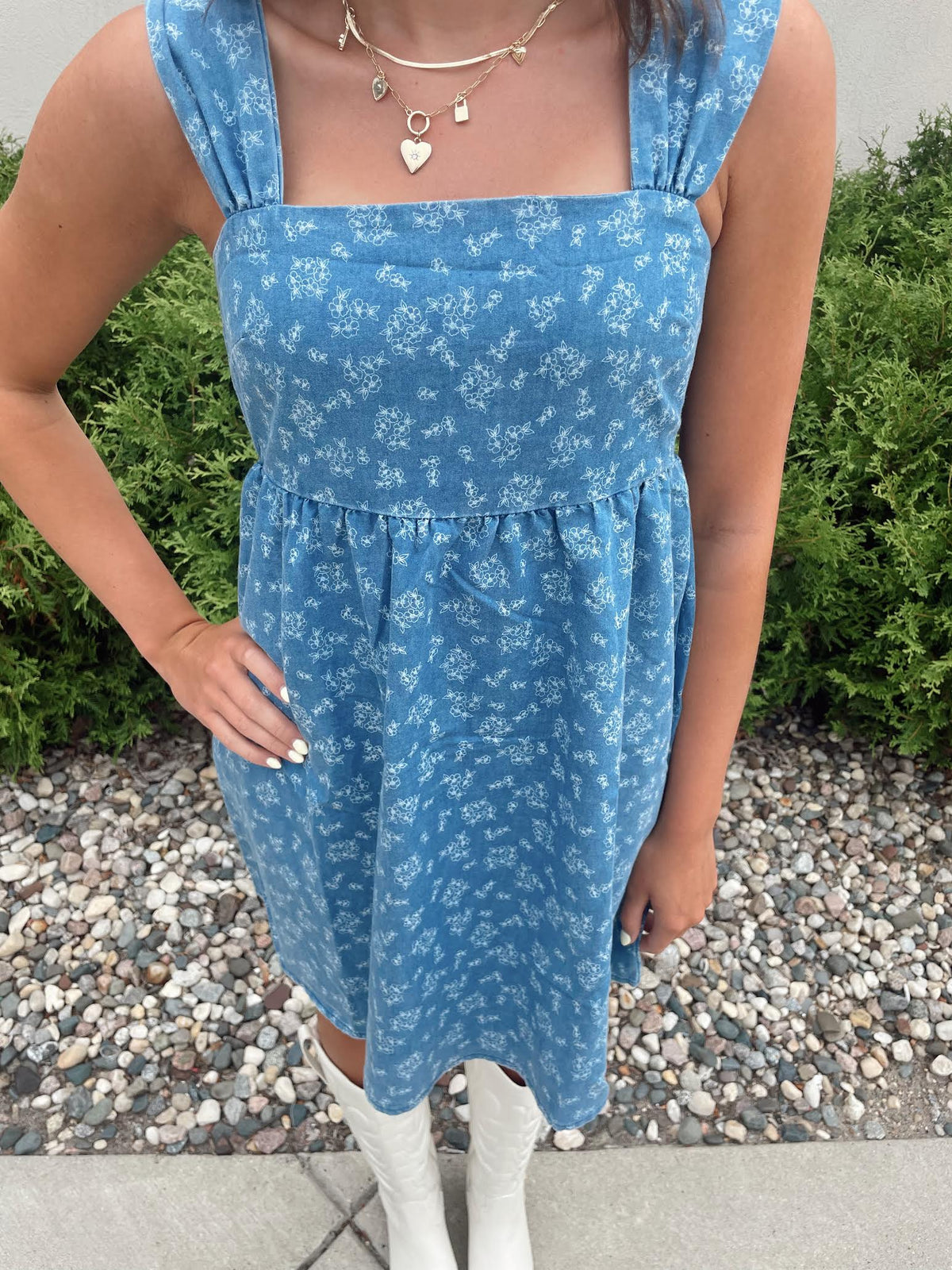 Poette Denim Dress