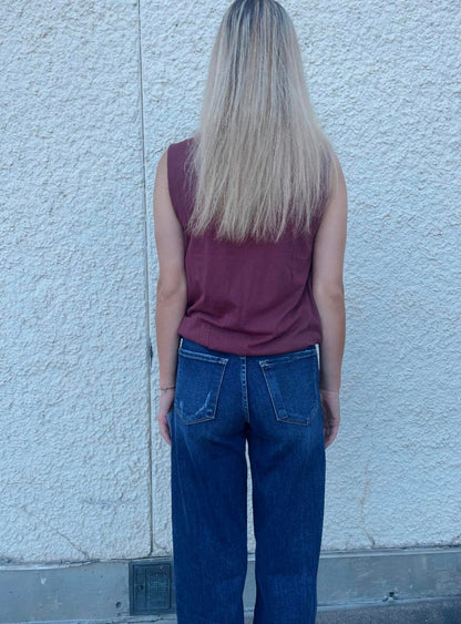 Adley Bubble Hem Tank