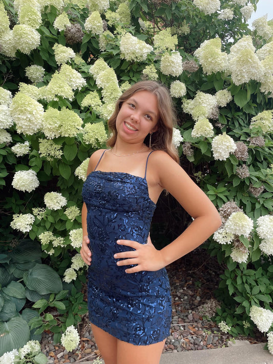 Shays Sequin Mini Dress