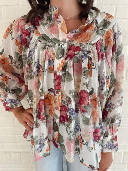 eco Floral Blouse