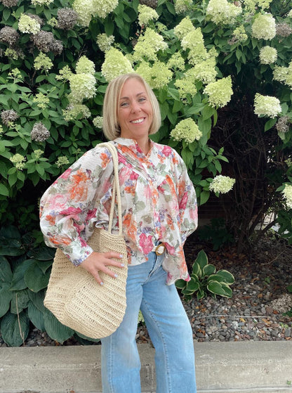 eco Floral Blouse