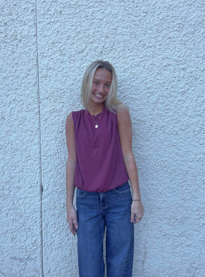 Adley Bubble Hem Tank