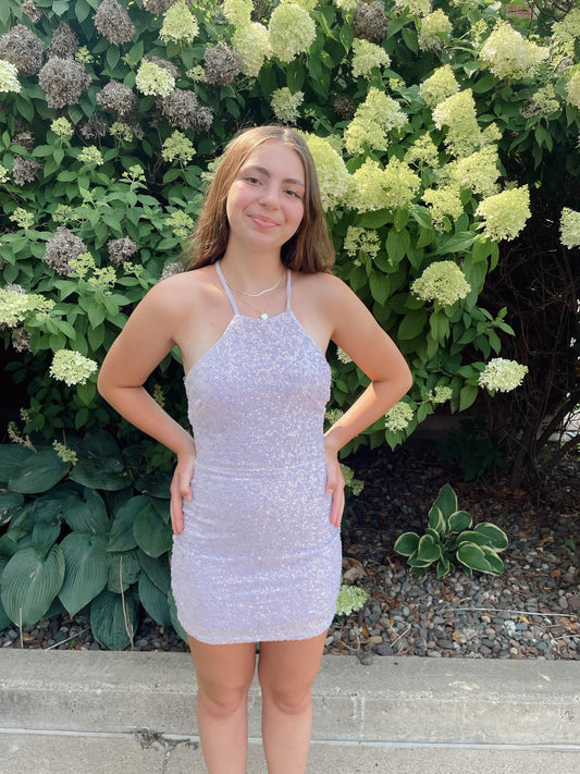 Lolos Sequins Mini Dress